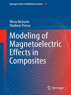 cover image of Modeling of Magnetoelectric Effects in Composites